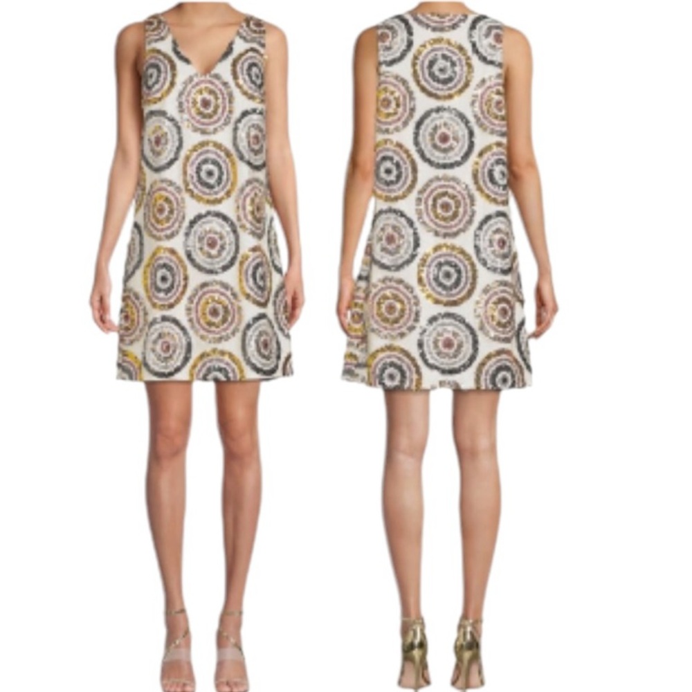 NWT TRINA TURK Sz 4 Glitterati Mini Dress Sequins Cocktail Party